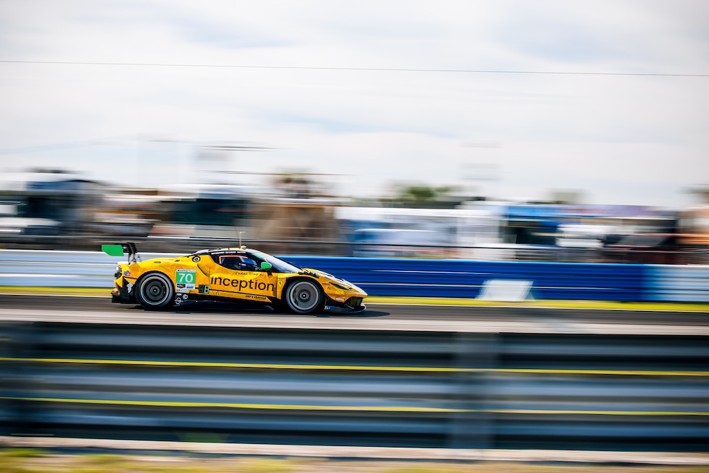 Klar til kamp: Frederik Schandorff vil på podiet i Sebring.
(Foto: Inception Racing)